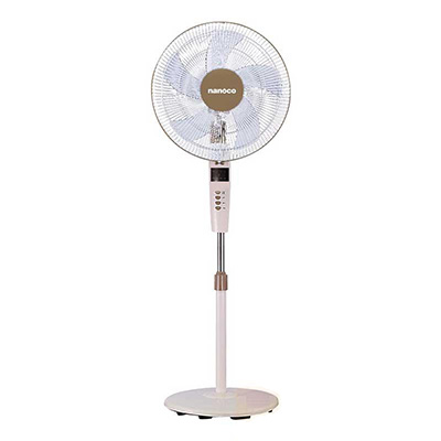 Quạt sạc điện đèn LED Nanoco NRF6310W màu trắng - Image 4
