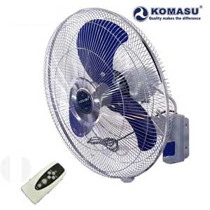 Quạt treo tường lồng mạ công tắc bấm Komasu KM500CT - Image 4