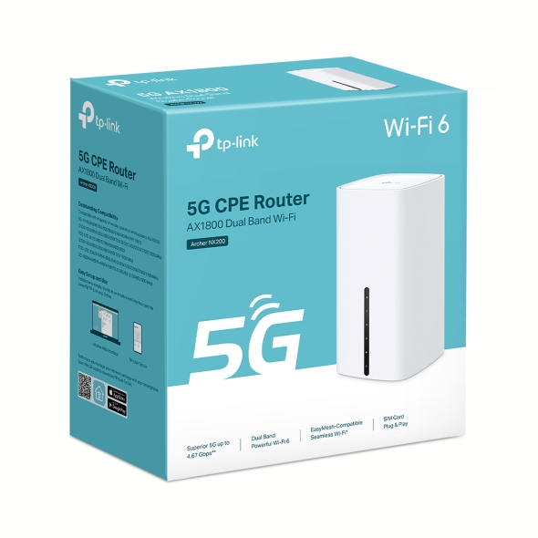 Router 5G AX1800 Wi-Fi Gigabit Băng Tần Kép TP-Link Archer NX200 - Image 5
