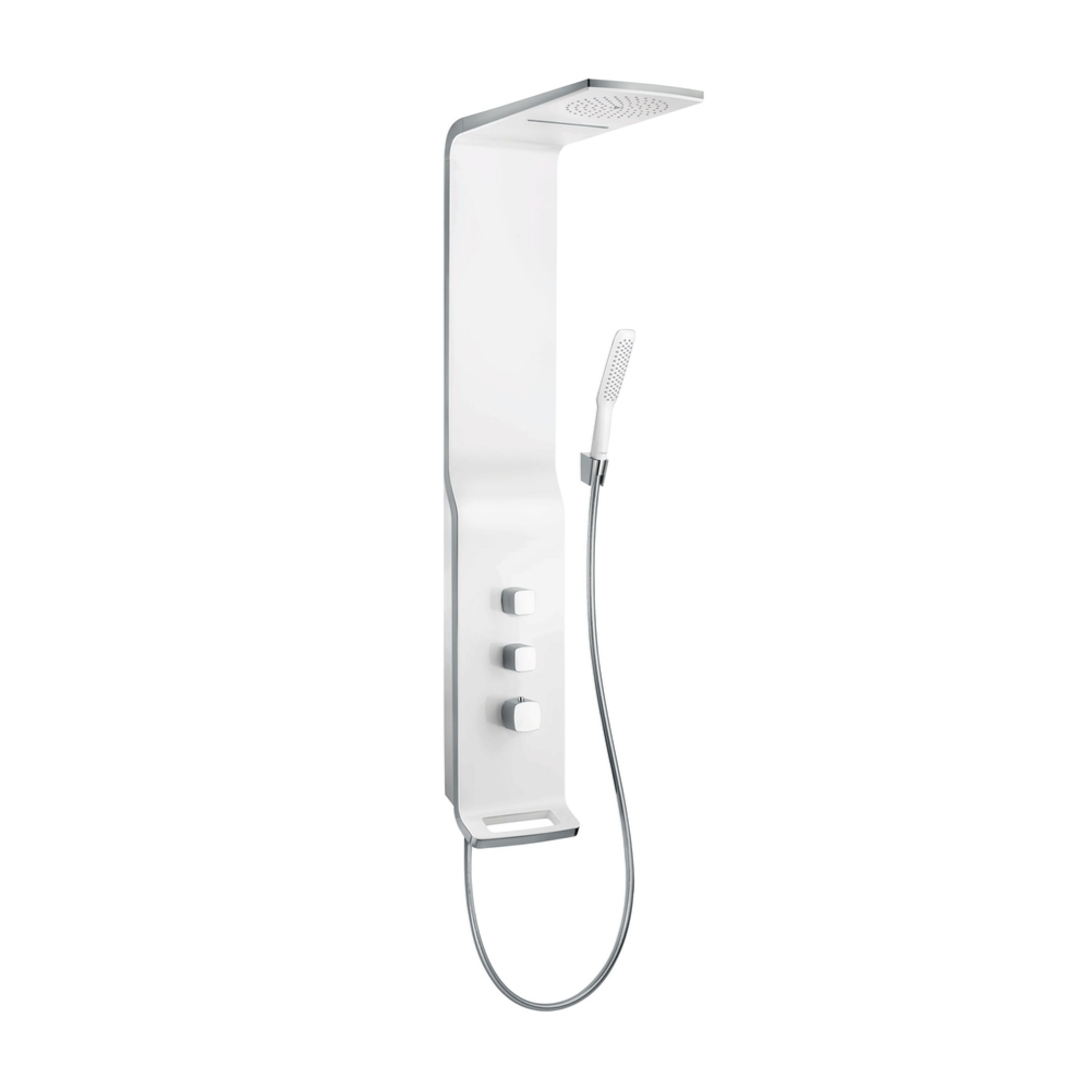 Sen cây bát tròn 2 vòi Hansgrohe màu trắng Pulsify S Showerpipe 260 2jet 24240700 - Image 3