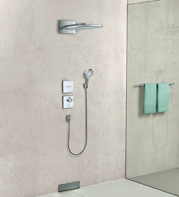 Sen cây bát tròn 2 vòi Hansgrohe màu trắng Pulsify S Showerpipe 260 2jet 24240700 - Image 6
