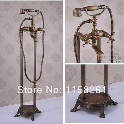 Sen cây đặt sàn cho bồn tắm màu đen Huge H-SF666B - Image 4