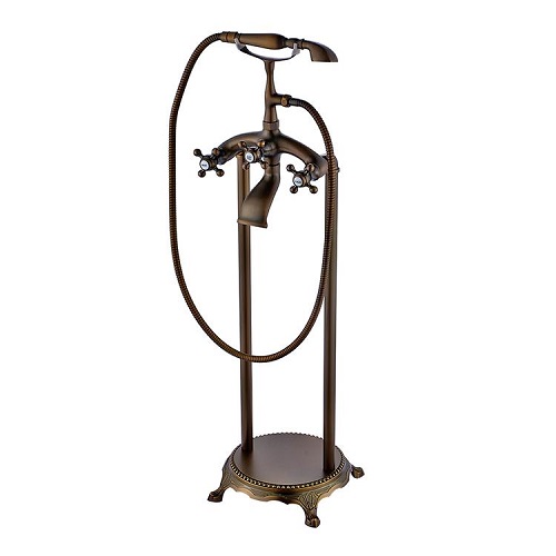 Sen cây đặt sàn cho bồn tắm màu đen Miken MKS-08408B - Image 3