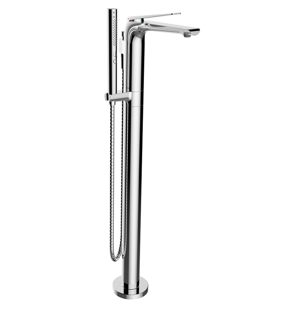Sen cây đặt sàn cho bồn tắm Miken Nero Bianca MKS-0889W - Image 3
