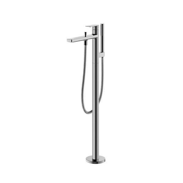 Sen cây đặt sàn thiên nga cho bồn tắm mạ màu đen MK-51071B - Image 3