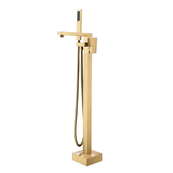 Sen cây đặt sàn thiên nga cho bồn tắm mạ màu đen MK-51071B - Image 4