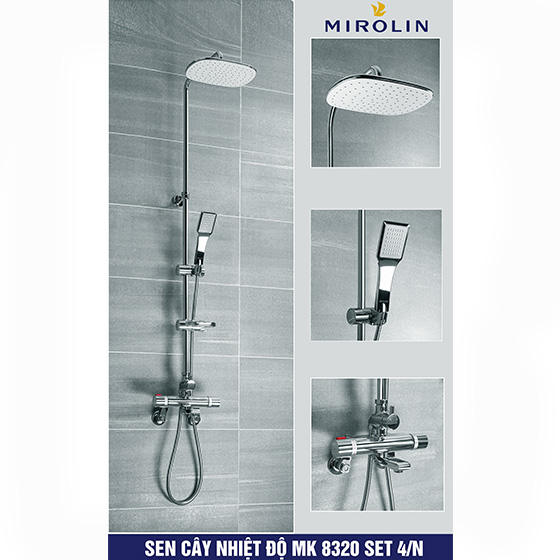 Sen cây điều chỉnh nhiệt độ Mirolin MK 8320-Set 4N