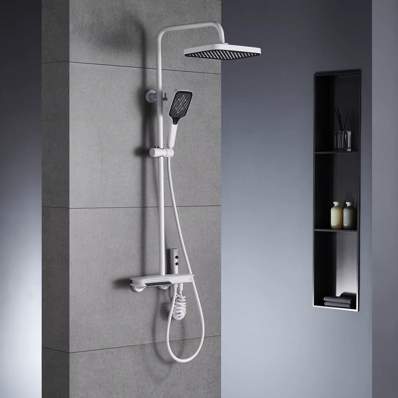 Sen cây tắm đứng màu xám ghi phím đàn Piano nhiệt độ Miken MK-S08120GR - Image 6