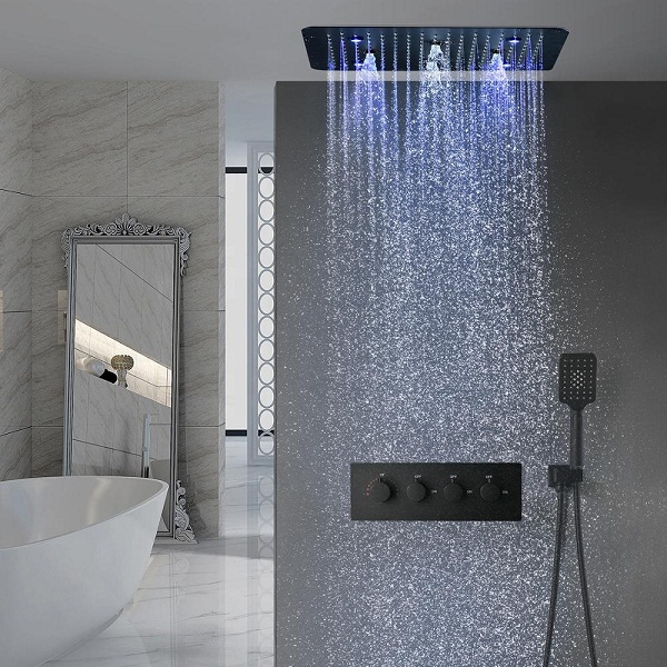 Sen cây tắm mạ đen MN-2393D - Image 3