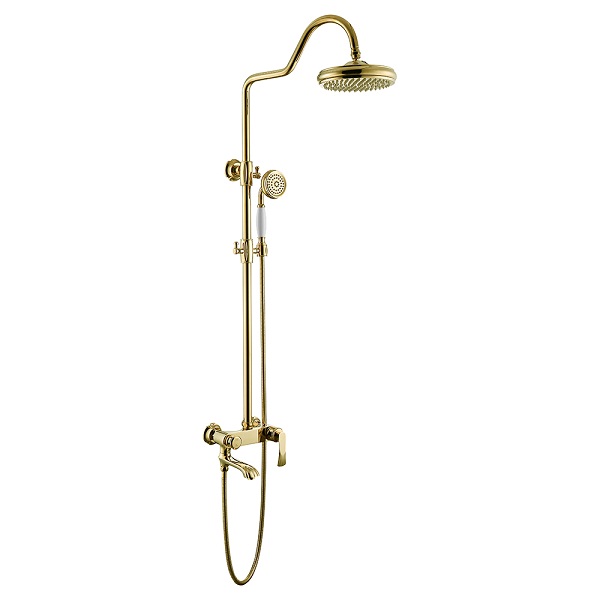 Sen cây tắm mạ màu vàng vòi thiên nga MK-51069 - Image 4