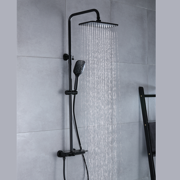 Sen cây tắm nhiệt độ bát vuông màu đen Miken MK-1445140B-MT - Image 3