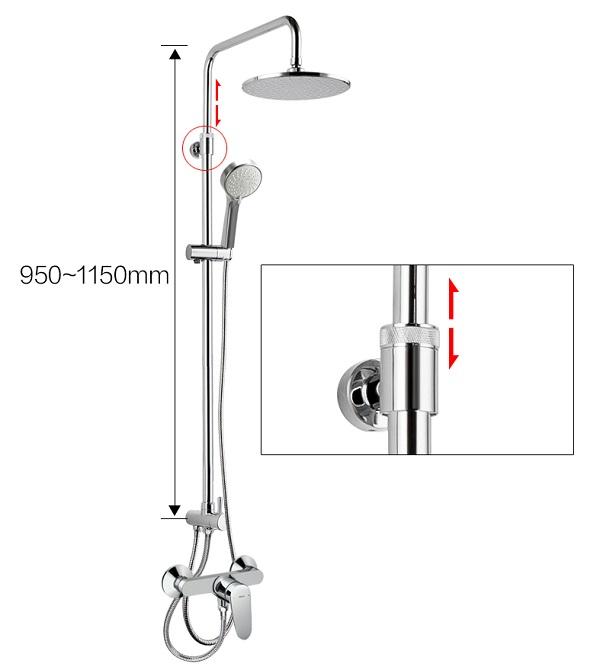 Sen cây tắm nhiệt độ màu đen mờ TOTO TBW01402AA#MBL (không xả bồn) - Image 6