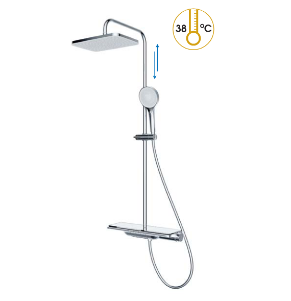 Sen cây tắm nóng lạnh Caesar S433C BS122 - Image 5