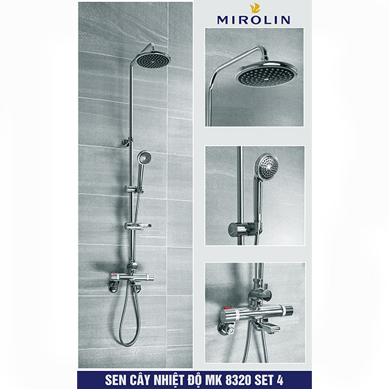 Sen cây tắm nóng lạnh Ecofa Hàn Quốc E-864 - Image 3
