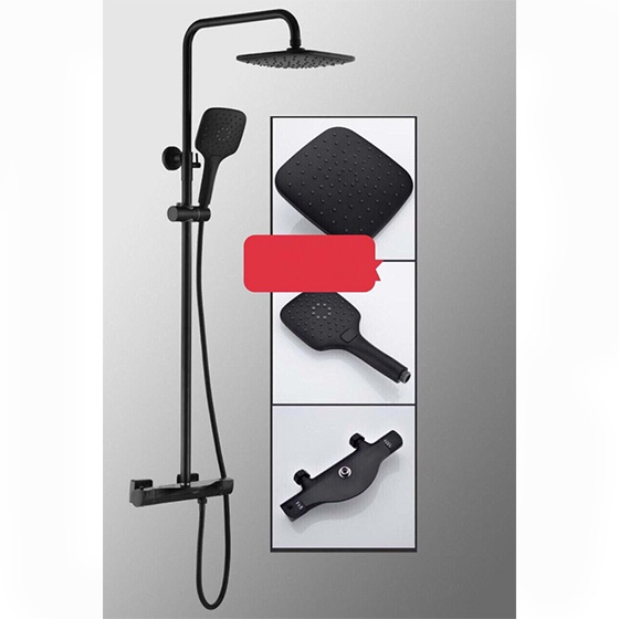 Sen cây tắm nóng lạnh màu ghi xám HM-6698 - Image 4