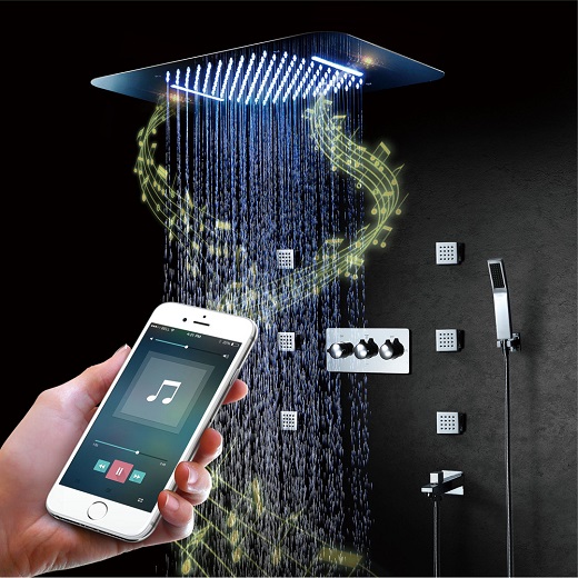 Sen tắm âm trong tường nóng lạnh Miken HI05046B (Bát sen 58x38cm-Phone Điều Khiển)