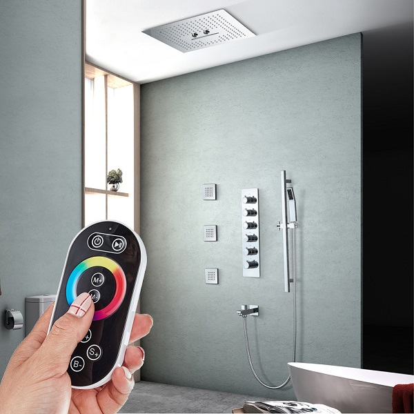 Sen tắm âm trong tường nóng lạnh Miken MKAT- HI05030A (Bát sen 40x40cm)