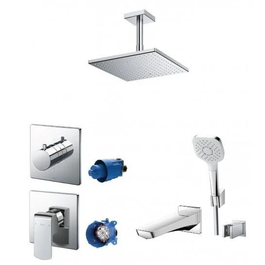 Sen tắm âm tường 3 đường nước TOTO TBG02303BA-TBV02102B-TBW08002A1-TBW02005A-TBG07001B