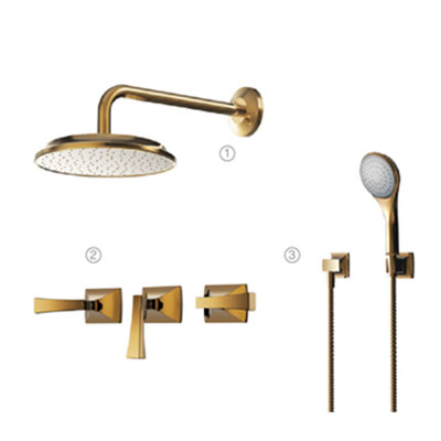 Sen tắm âm tường 3 đường nước TOTO TBG03303BA-TBV01104B-TBW07002A1-TBW07008A-TBG11001B - Image 3