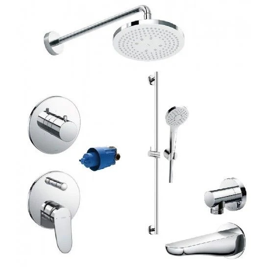 Sen tắm âm tường 3 đường nước TOTO TBS04304B-TBW01003A-TBW01008A-TBS03001B-TBV01103B