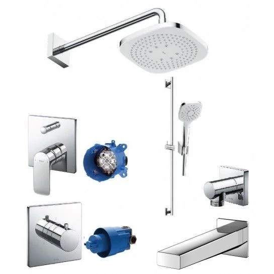 Sen tắm âm tường 3 đường nước TOTO TBW02003A-TBG01304B-TBW02005A-TBV02103B-TBG10001B