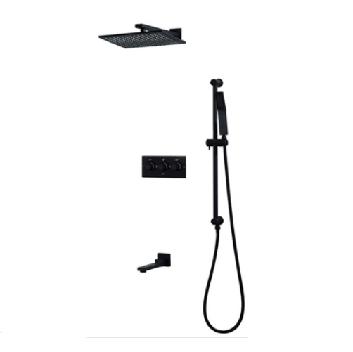 Sen tắm âm tường bát gắn tường màu đen Miken MKSA-2210 (Bát sen 56x27cm) - Image 3