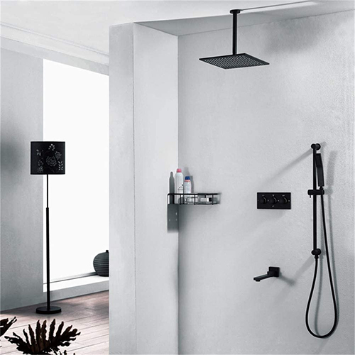 Sen tắm âm tường bát gắn tường màu đen Miken MKSA-2210 (Bát sen 56x27cm) - Image 4