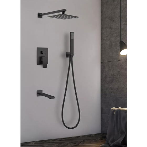 Sen tắm âm tường bát gắn tường màu đen Miken MKSA-2210 (Bát sen 56x27cm) - Image 5