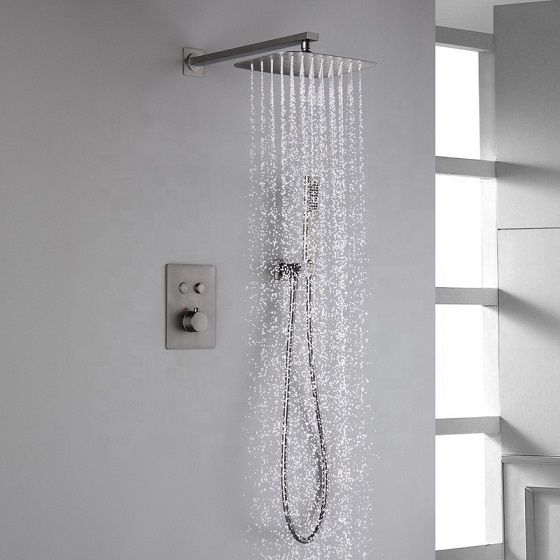 Sen tắm âm tường bát tường màu xám ghi Gray Miken MKAT- H407GR (Bát 30x30cm) - Image 4