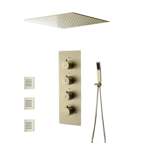 Sen tắm âm tường có hiển thị nhiệt độ Miken HM-50202-W (Bát 30x30cm) - Image 4