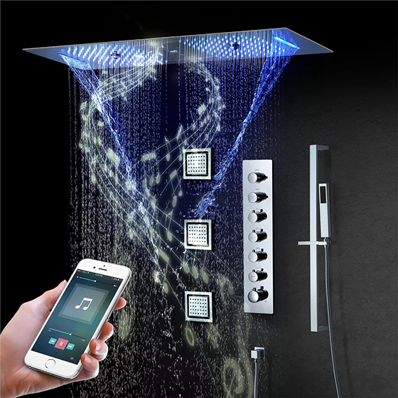 Sen tắm âm tường mạ màu vàng CS-103 (Đặt hàng 7-15 ngày) - Image 3