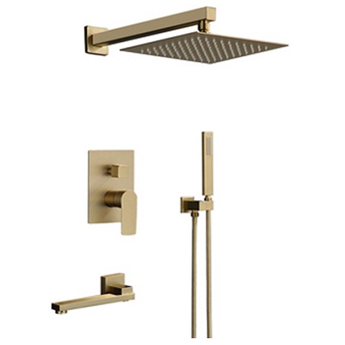 Sen tắm âm tường mạ màu vàng K-05-2004 (Đặt hàng 7-15 ngày)