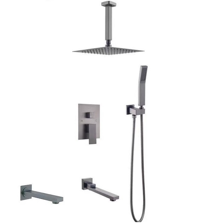 Sen tắm âm tường nhiệt độ bát tường hoặc trần Miken MKAT- AL-PTSS04GR (Bát 30x30cm) - Image 5