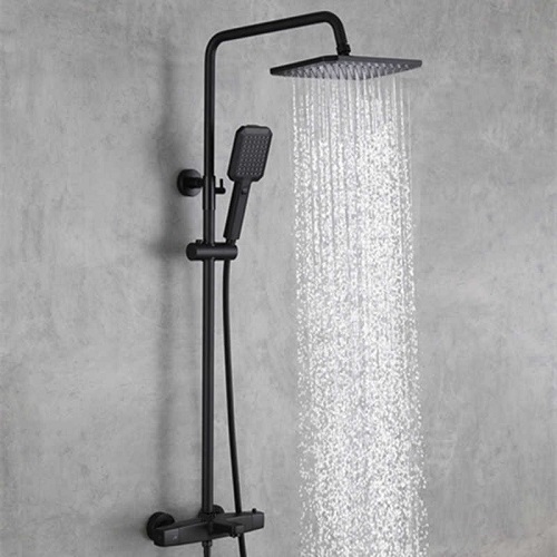Sen tắm âm tường nóng lạnh massage màu đen Miken Mix508 (Bát 40x40cm) - Image 4