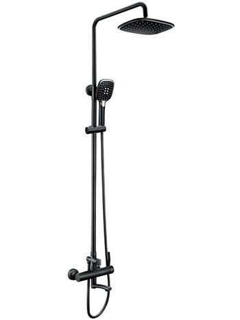 Sen tắm âm tường nóng lạnh massage màu đen Miken Mix508 (Bát 40x40cm) - Image 5