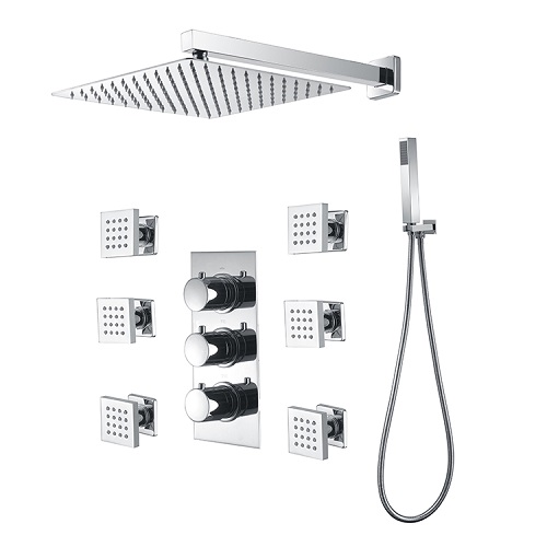 Sen tắm âm tường nóng lạnh massage Miken Mix538 (Bát 40x40cm) - Image 3