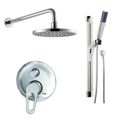 Sen tắm âm tường nóng lạnh nhiệt độ Miken HI1513800 (Bát trần 710x430mm-Phone Điều Khiển nhạc) - Image 4