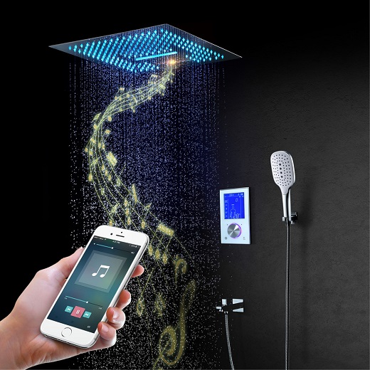 Sen tắm nhiệt độ âm tường bát Led Miken HI05078A (Bát trần 32x32cm ) - Image 5