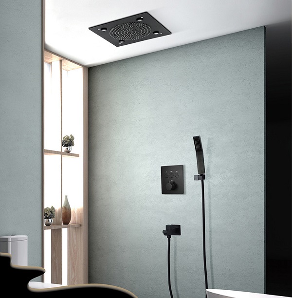 Sen tắm nhiệt độ âm tường màu đen Miken HI05046D-3 (Bát 58x38cm - Iphone điều khiển nhạc) - Image 6