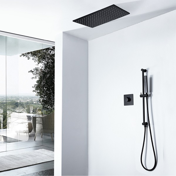 Sen tắm nhiệt độ âm tường màu đen Miken HI1512203B (Bát 60x80cm - Iphone điều khiển nhạc) - Image 3