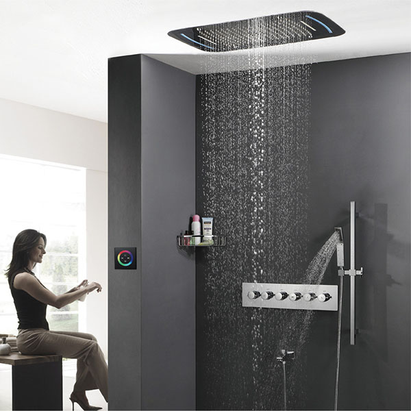 Sen tắm nhiệt độ âm tường màu đen Miken HI1530302 (Bát 300x900mm) - Image 5