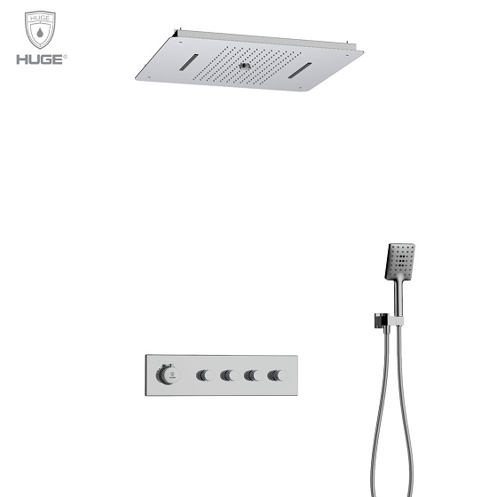 Sen tắm nhiệt độ âm tường màu xám Huge H-STE29M - Image 3