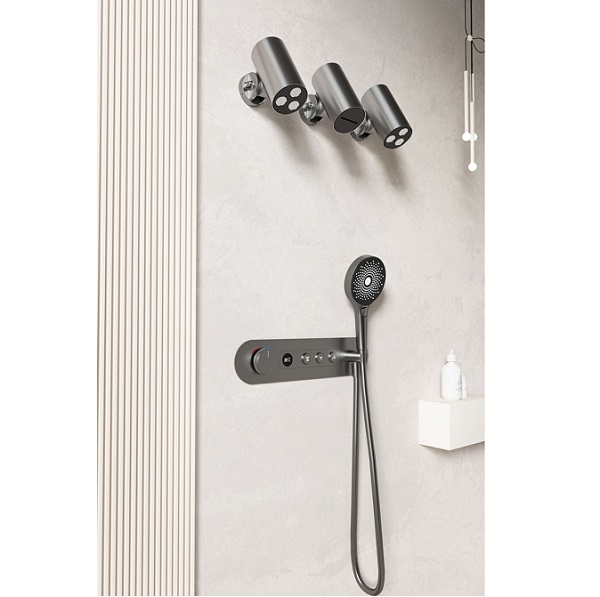Sen tắm nhiệt độ âm tường Miken HI1513500 (Bát 40x40cm - Iphone điều khiển nhạc) - Image 4