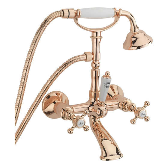 Sen tắm nhiệt độ mạ màu vàng hồng Rose gold Miken MKS- 8025RG - Image 4