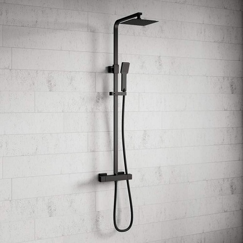 Sen tắm nóng lạnh âm tường màu đen bát Led HI05077B (Bát trần 32x32cm - Đặt hàng 10-15 ngày) - Image 3