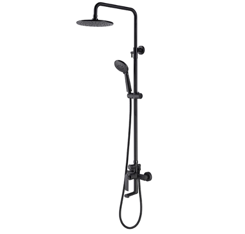 Sen tắm nóng lạnh âm tường màu đen bát Led HI05077B (Bát trần 32x32cm - Đặt hàng 10-15 ngày) - Image 4