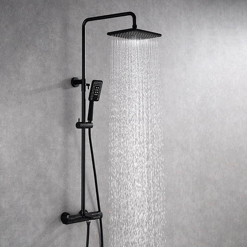 Sen tắm nóng lạnh âm tường nhiệt độ màu đen Miken AH223RMB2 ( Bát tường 30x20cm) - Image 5
