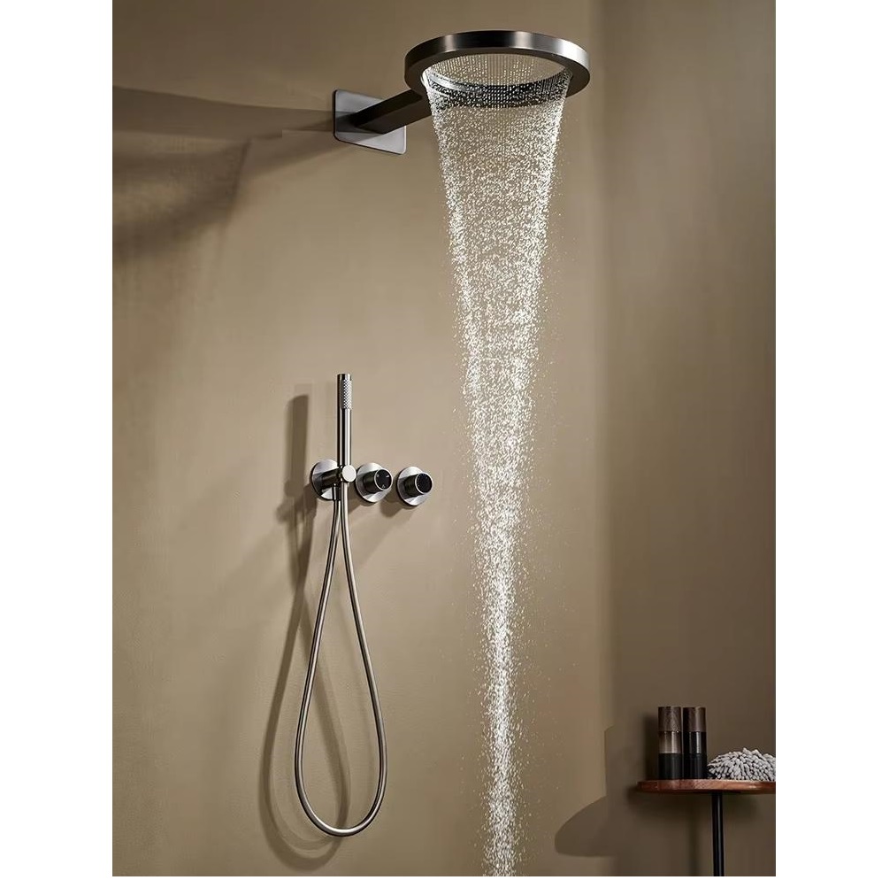 Sen tắm nóng lạnh âm tường nhiệt độ màu đen Miken AH223RMB2 ( Bát tường 30x20cm) - Image 6