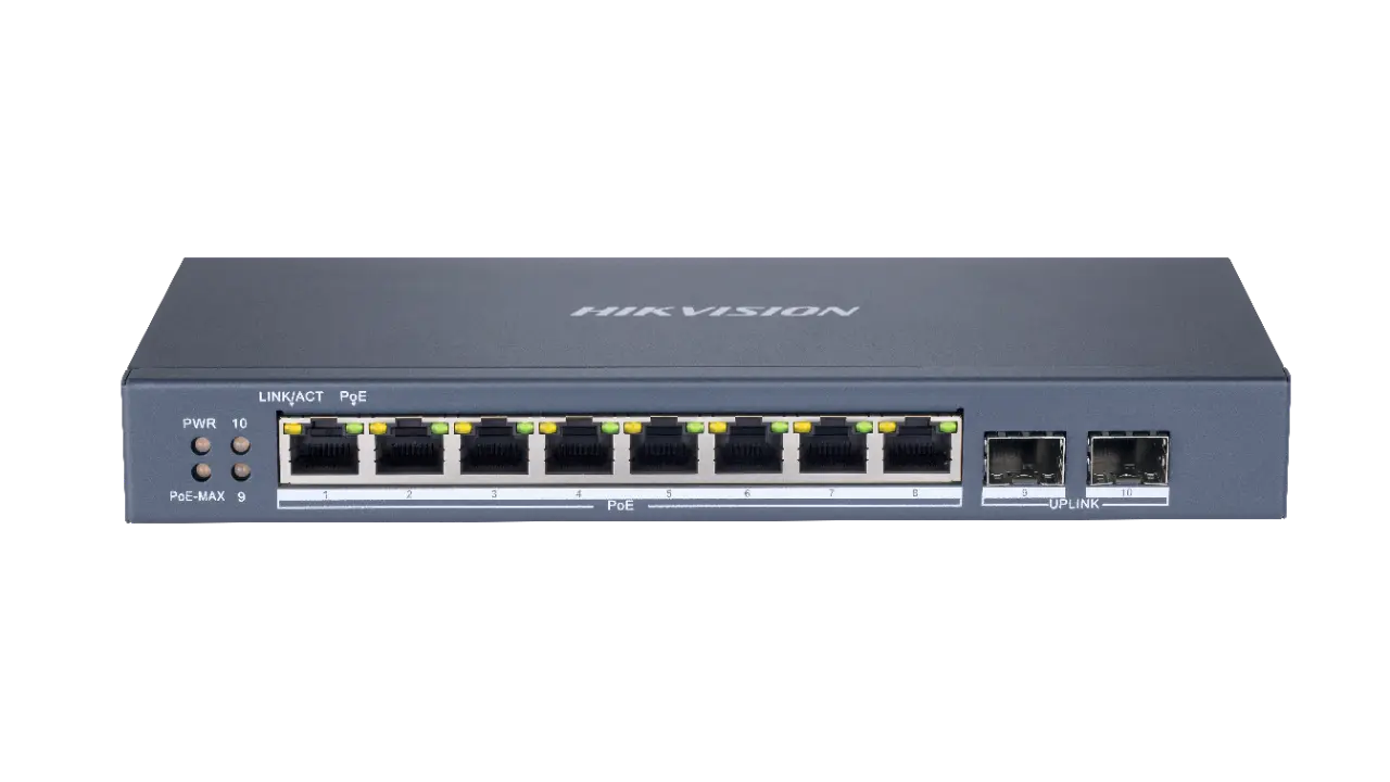 Smart Switch PoE 8 cổng HIKVISION DS-3E1510P-SI