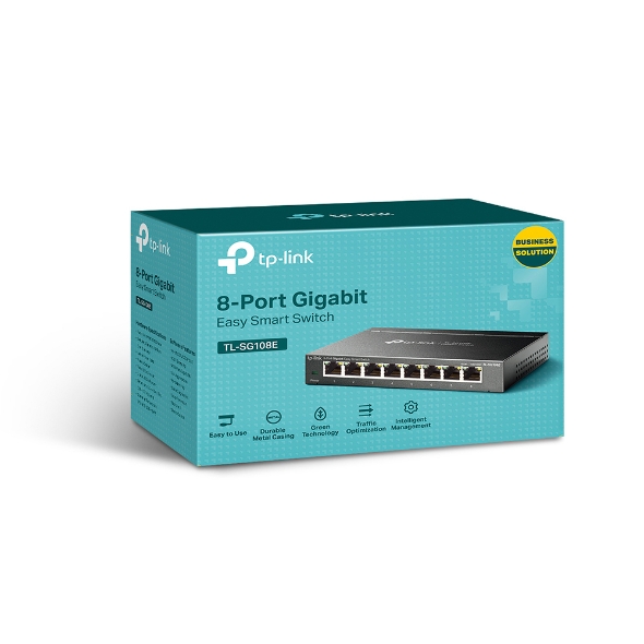 Smart Switch TP-Link TL-SG108E (Gigabit (1000Mbps)/ 8 Cổng/ Smart Switch/ Vỏ Thép) - Image 3